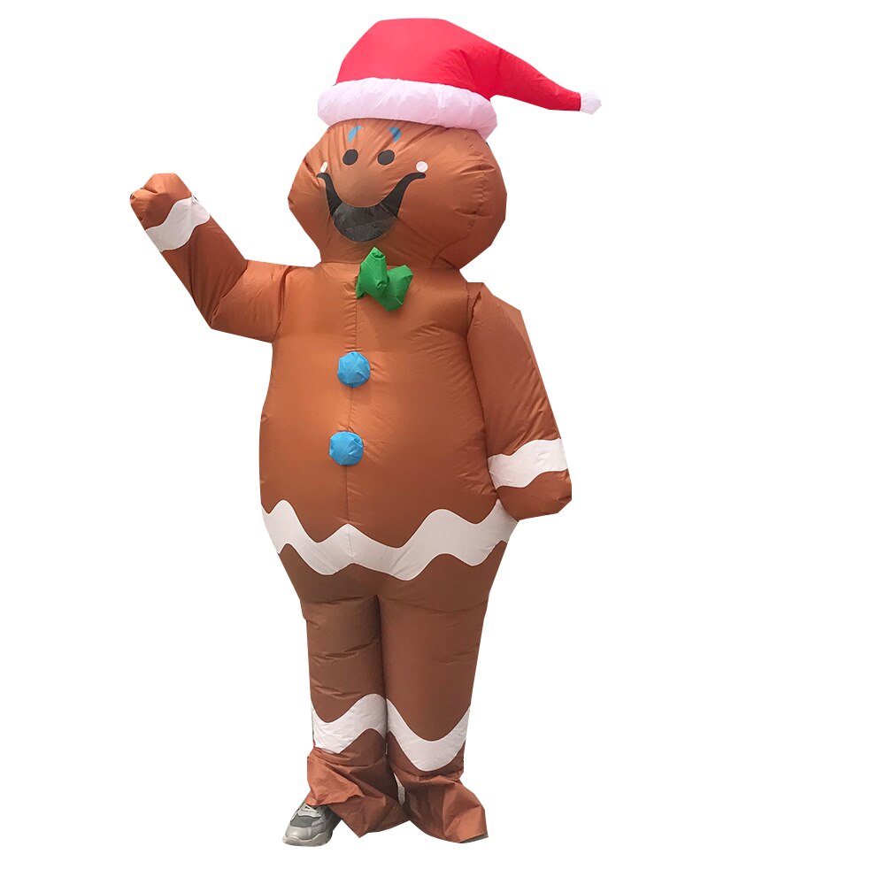 Christmas Cosplay Gingerbread Man Inflatable Costumes - wonderfulandamazingstuff