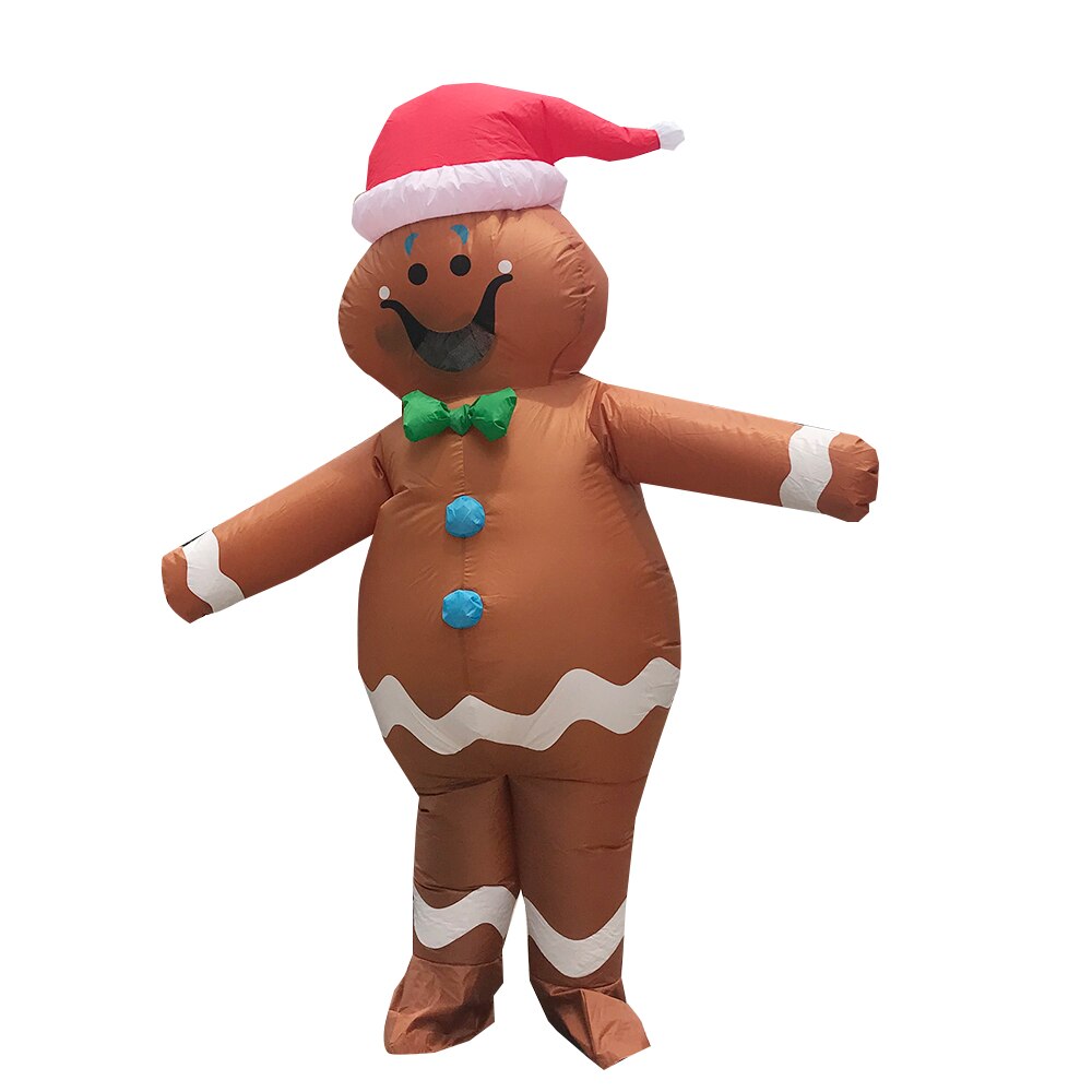 Christmas Cosplay Gingerbread Man Inflatable Costumes - wonderfulandamazingstuff