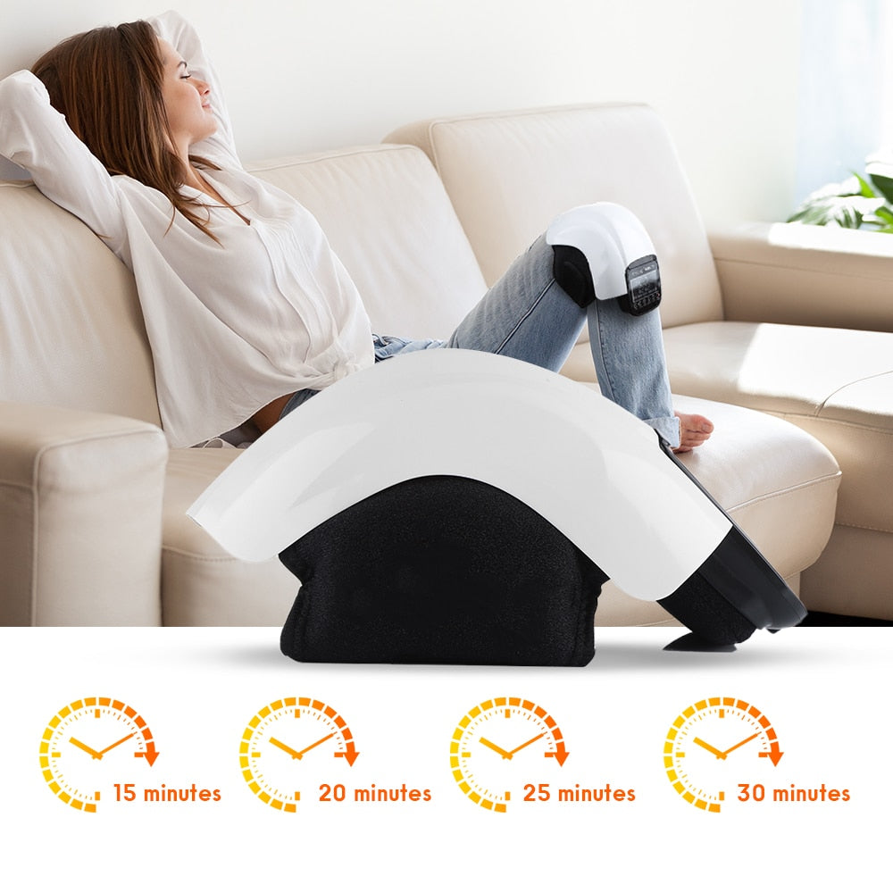 Hot Electric Heating Knee Massager Air Pressure & Vibration - wonderfulandamazingstuff