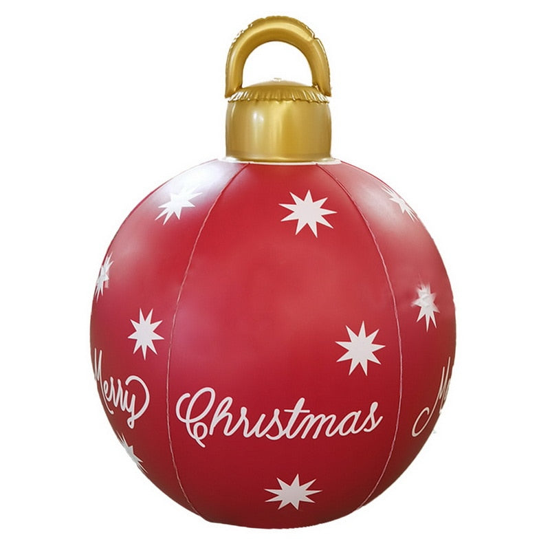 60CM Outdoor Christmas Inflatable Decorated Ball - wonderfulandamazingstuff