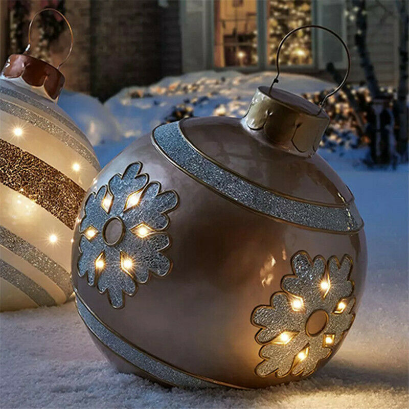 60CM Outdoor Christmas Inflatable Decorated Ball - wonderfulandamazingstuff