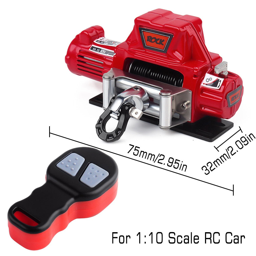 Wireless Remote Controller Metal Winch 1:10 RC Crawler Car - wonderfulandamazingstuff