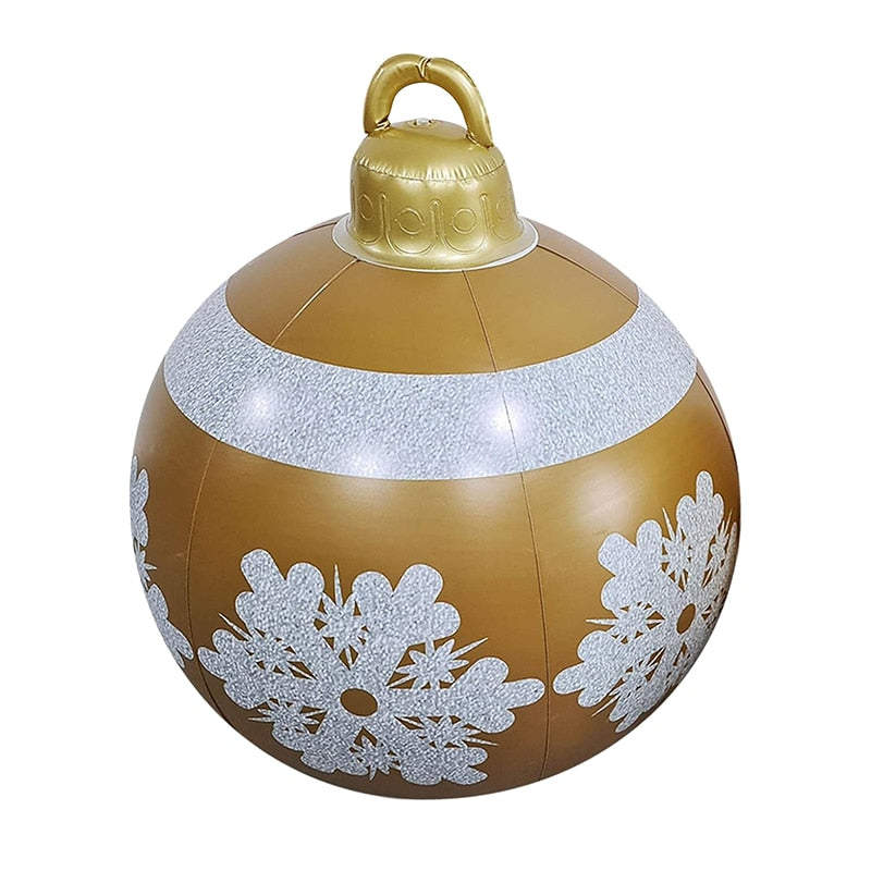 60CM Outdoor Christmas Inflatable Decorated Ball - wonderfulandamazingstuff