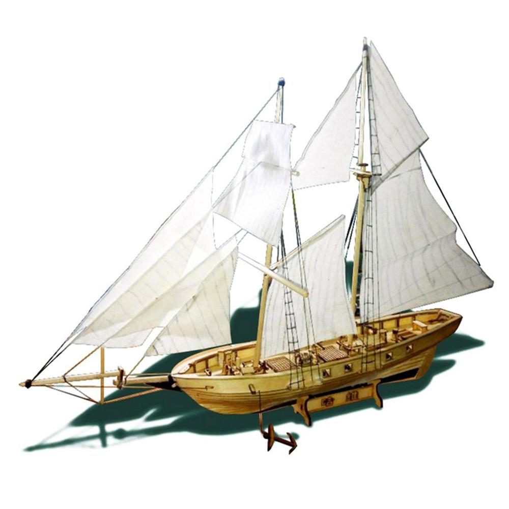 3D Wooden Sailboat Modeling Kit - wonderfulandamazingstuff