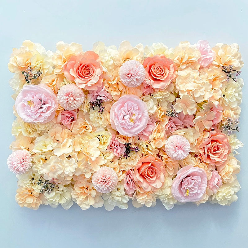 Silk Rose Flowers 3D Backdrop Wall - wonderfulandamazingstuff