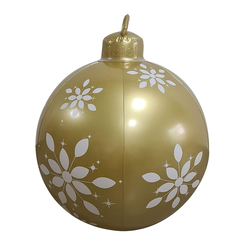 60CM Outdoor Christmas Inflatable Decorated Ball - wonderfulandamazingstuff