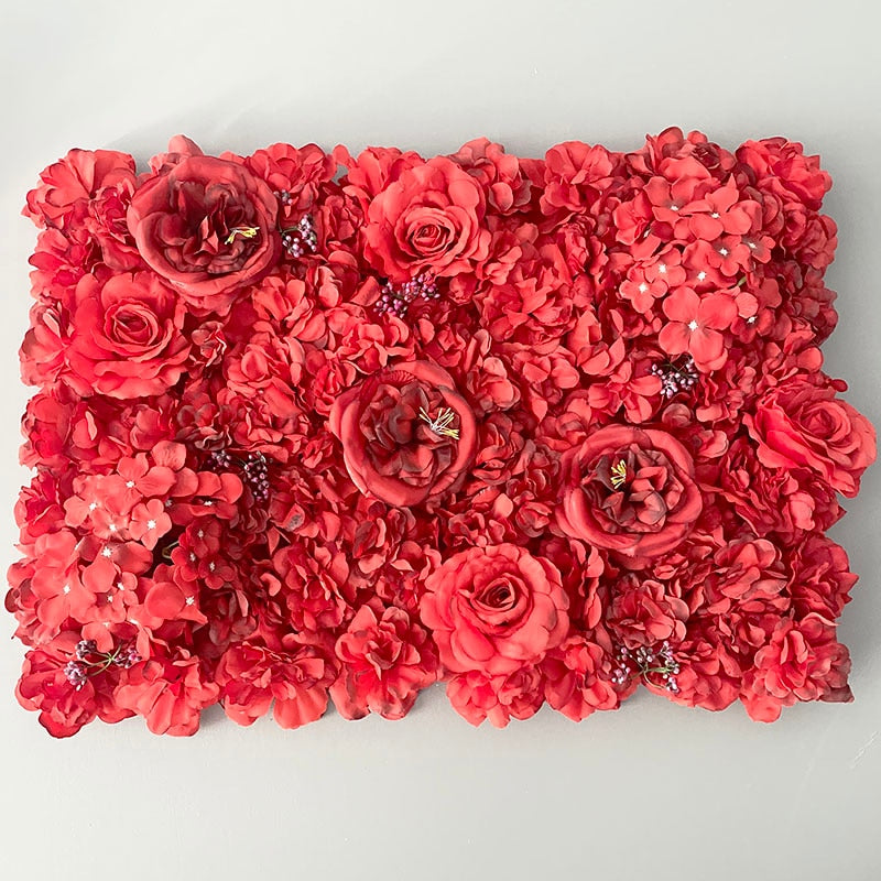 Silk Rose Flowers 3D Backdrop Wall - wonderfulandamazingstuff