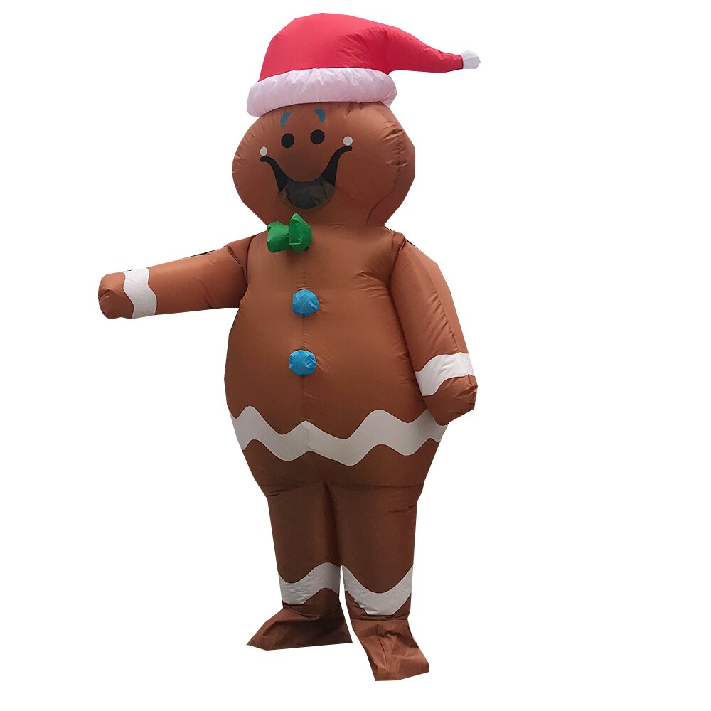 Christmas Cosplay Gingerbread Man Inflatable Costumes - wonderfulandamazingstuff