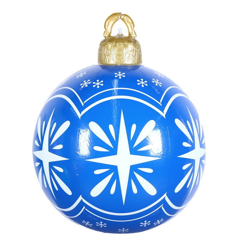 60CM Outdoor Christmas Inflatable Decorated Ball - wonderfulandamazingstuff