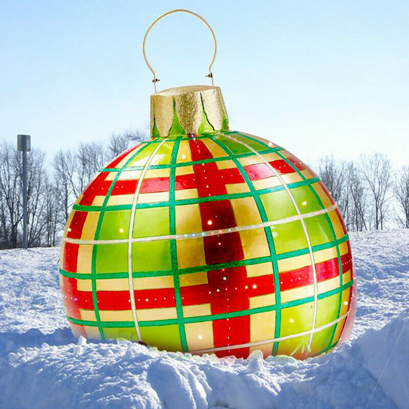 60CM Outdoor Christmas Inflatable Decorated Ball - wonderfulandamazingstuff