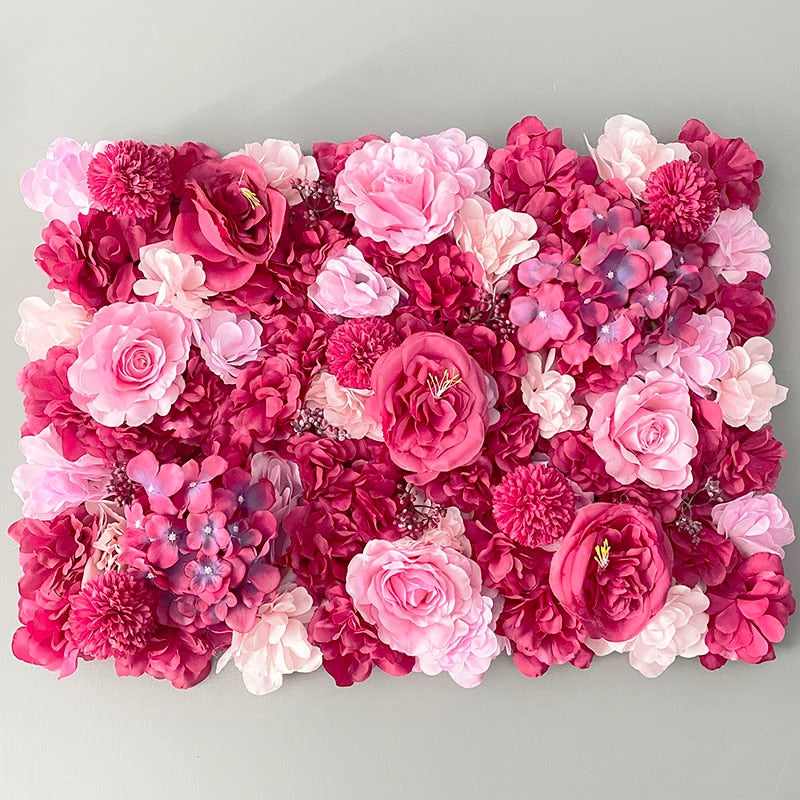 Silk Rose Flowers 3D Backdrop Wall - wonderfulandamazingstuff