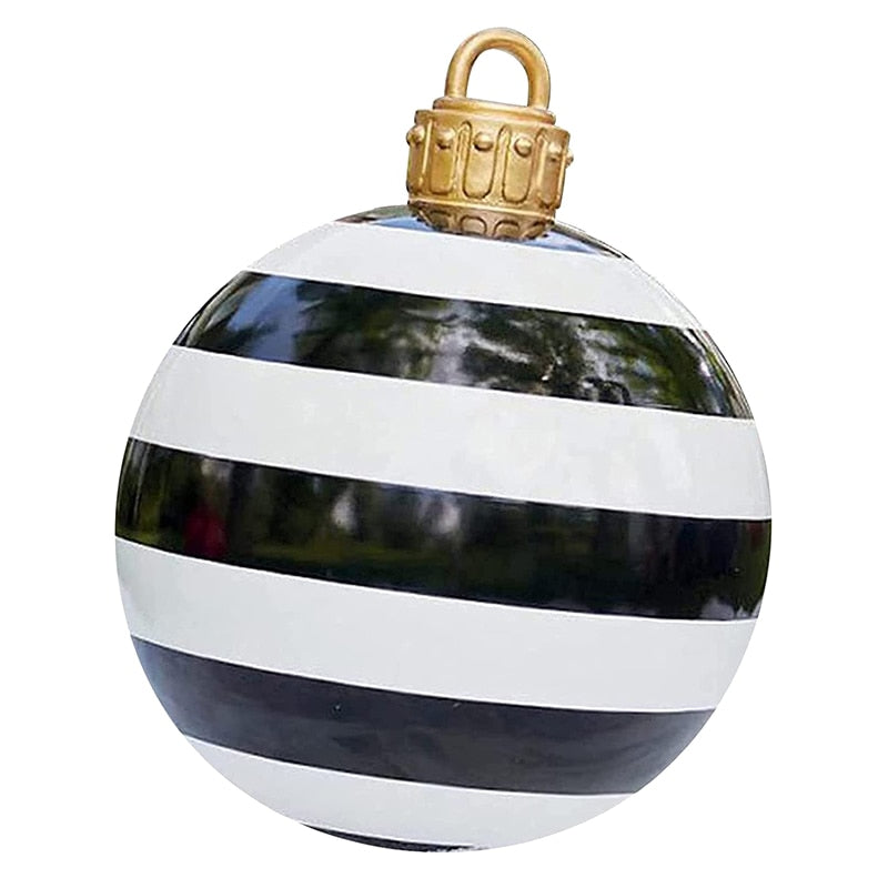 60CM Outdoor Christmas Inflatable Decorated Ball - wonderfulandamazingstuff