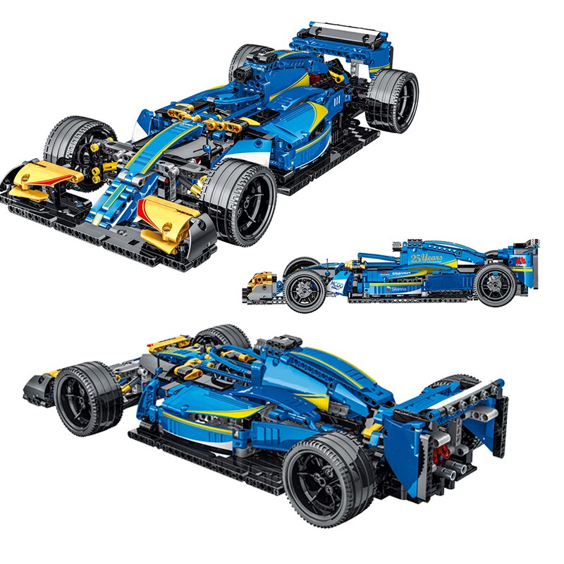 Remote Control Moter Power F1 Car Building Blocks Bricks - wonderfulandamazingstuff