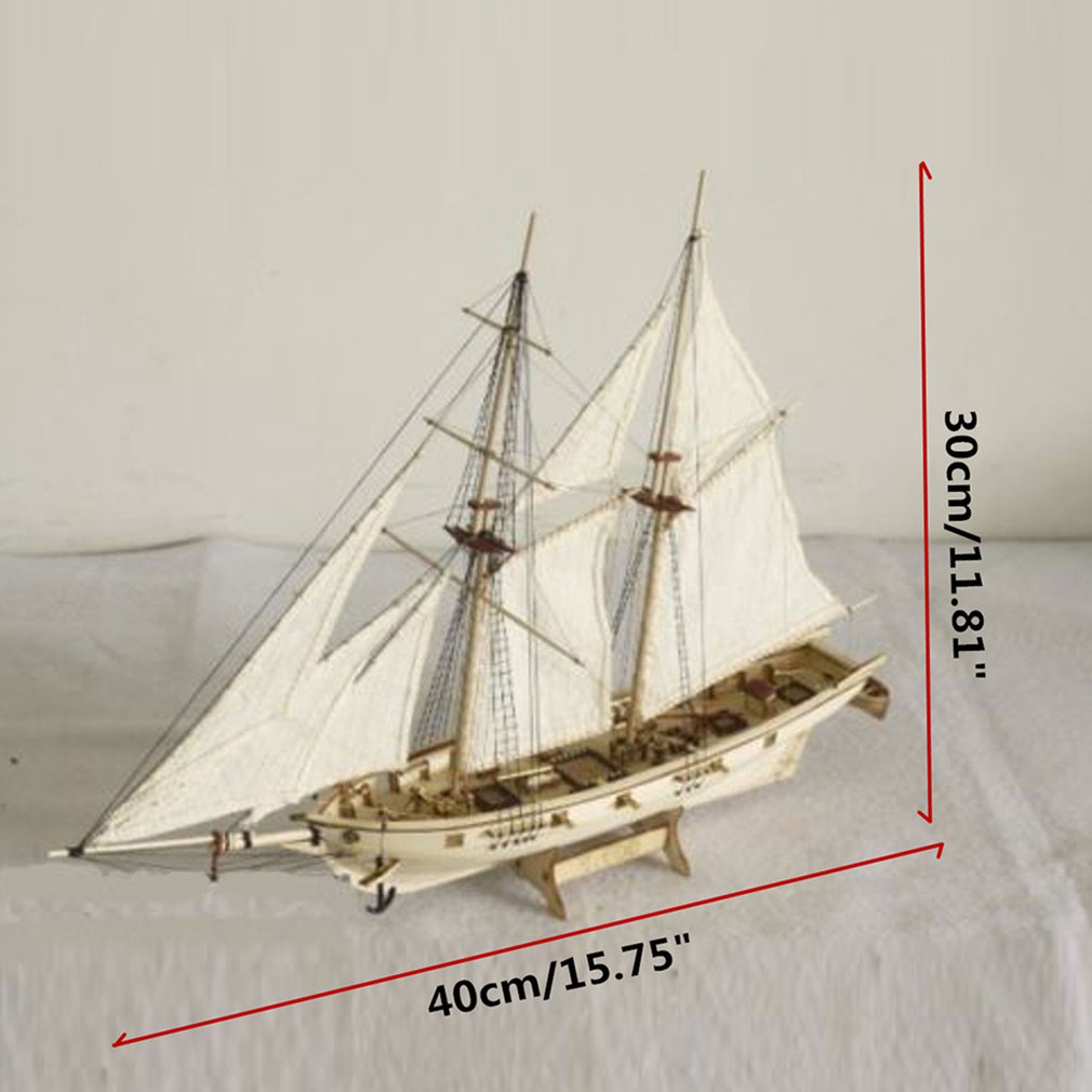 3D Wooden Sailboat Modeling Kit - wonderfulandamazingstuff