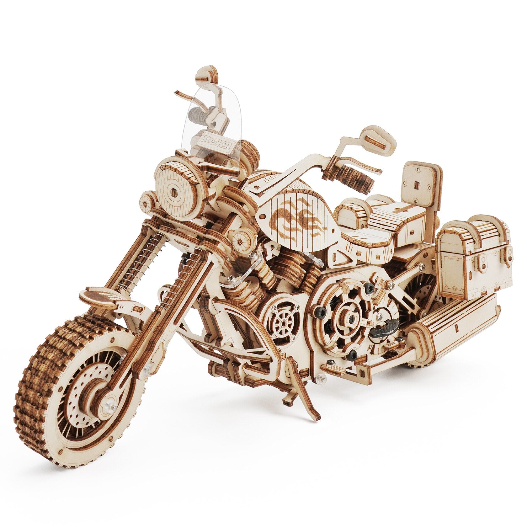 420 PCS Wooden Motorcycle Puzzle - wonderfulandamazingstuff