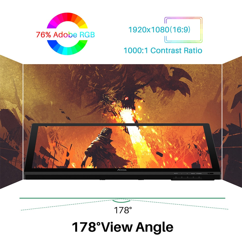 Graphic Tablet with Screen 21.5 inch - wonderfulandamazingstuff