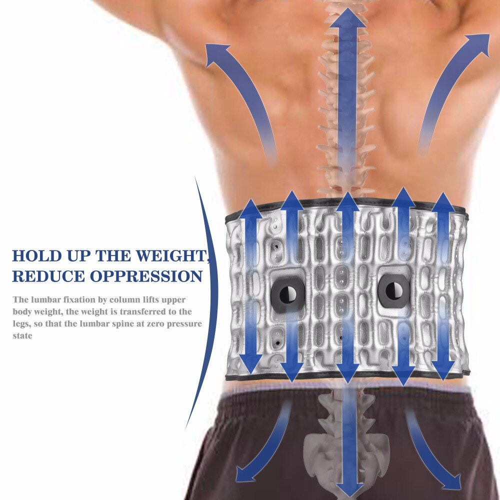 Backache Heat Therapy Pain Massager Brace Waist Support - wonderfulandamazingstuff