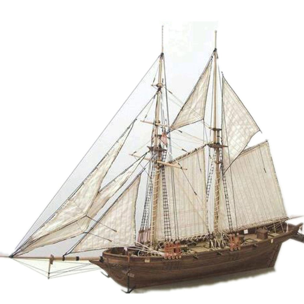 3D Wooden Sailboat Modeling Kit - wonderfulandamazingstuff