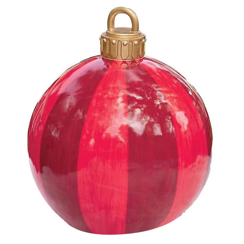 60CM Outdoor Christmas Inflatable Decorated Ball - wonderfulandamazingstuff