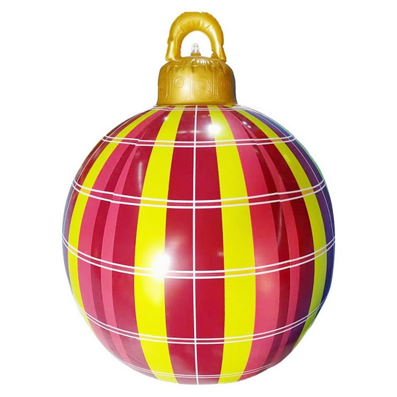 60CM Outdoor Christmas Inflatable Decorated Ball - wonderfulandamazingstuff