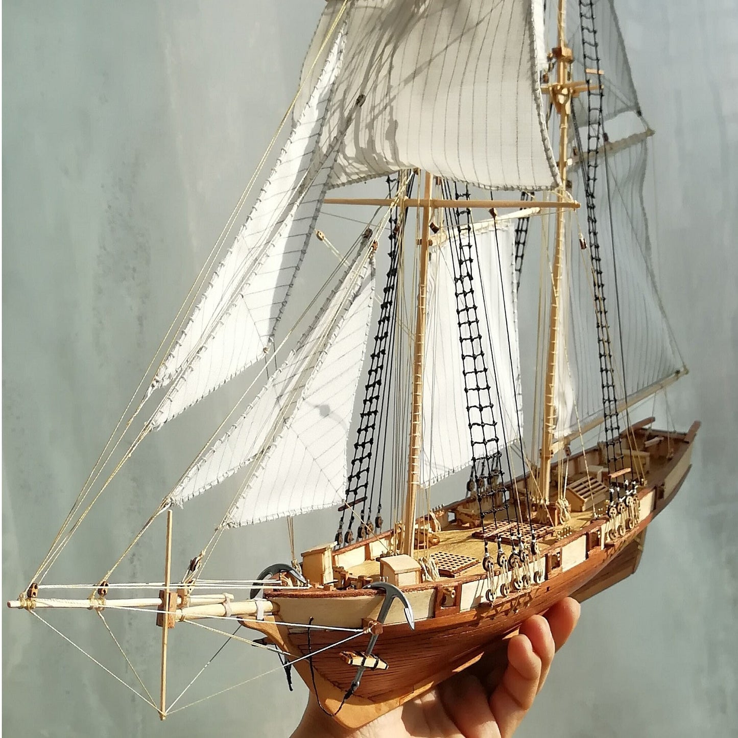 3D Wooden Sailboat Modeling Kit - wonderfulandamazingstuff