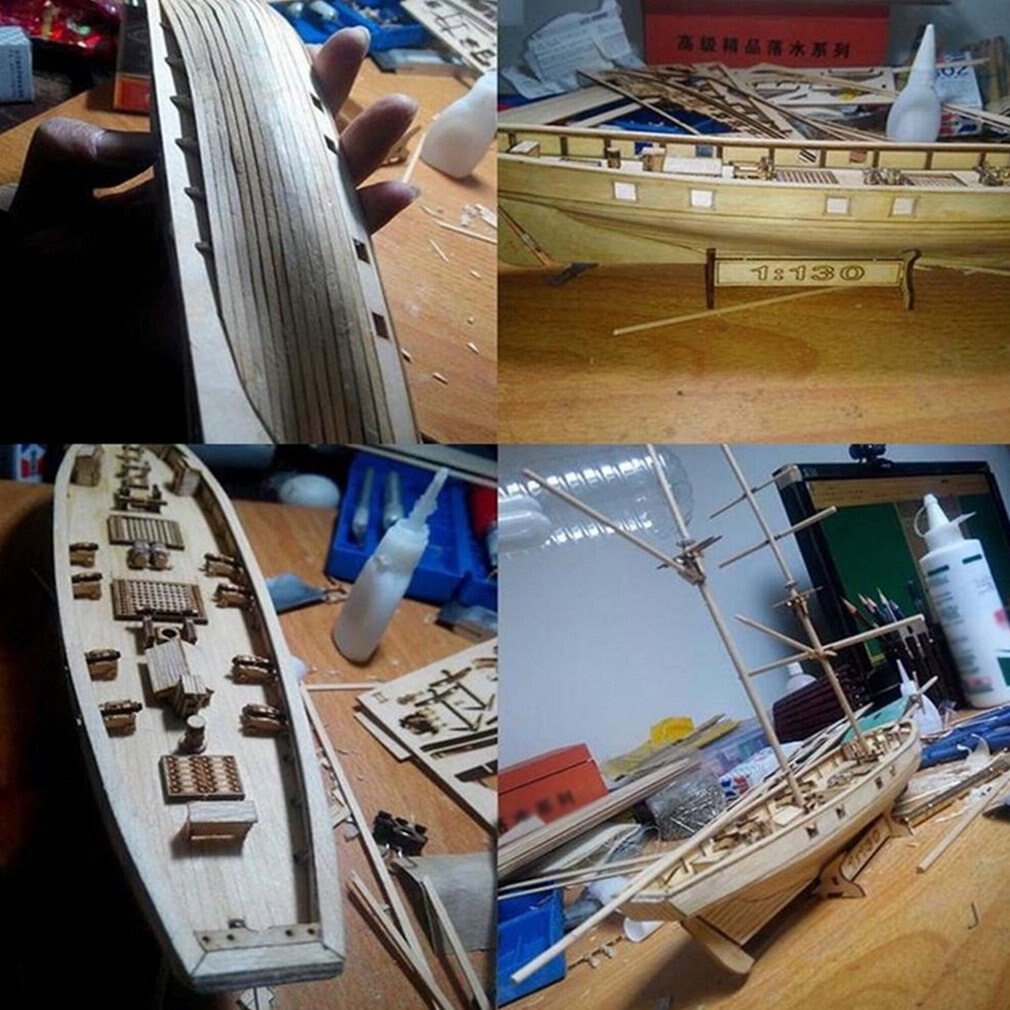 3D Wooden Sailboat Modeling Kit - wonderfulandamazingstuff