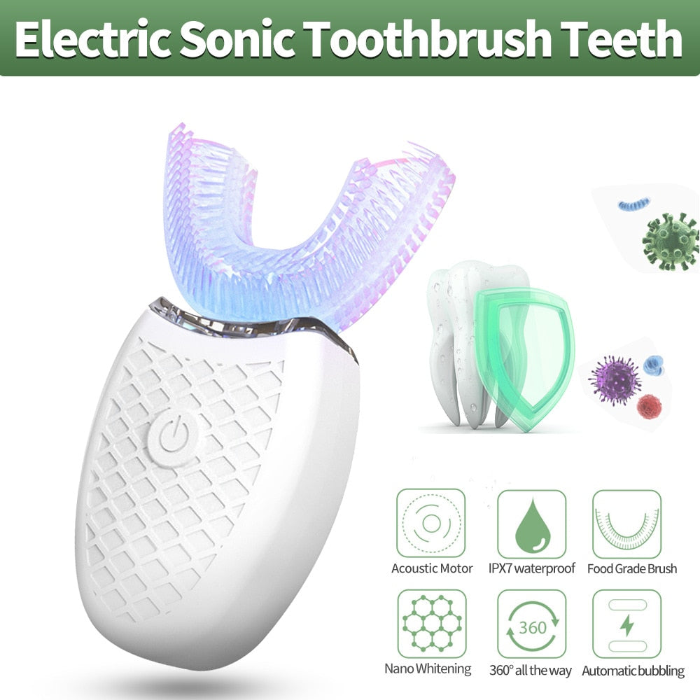 Adult Sonic Teeth Whitening Electric Toothbrush - wonderfulandamazingstuff