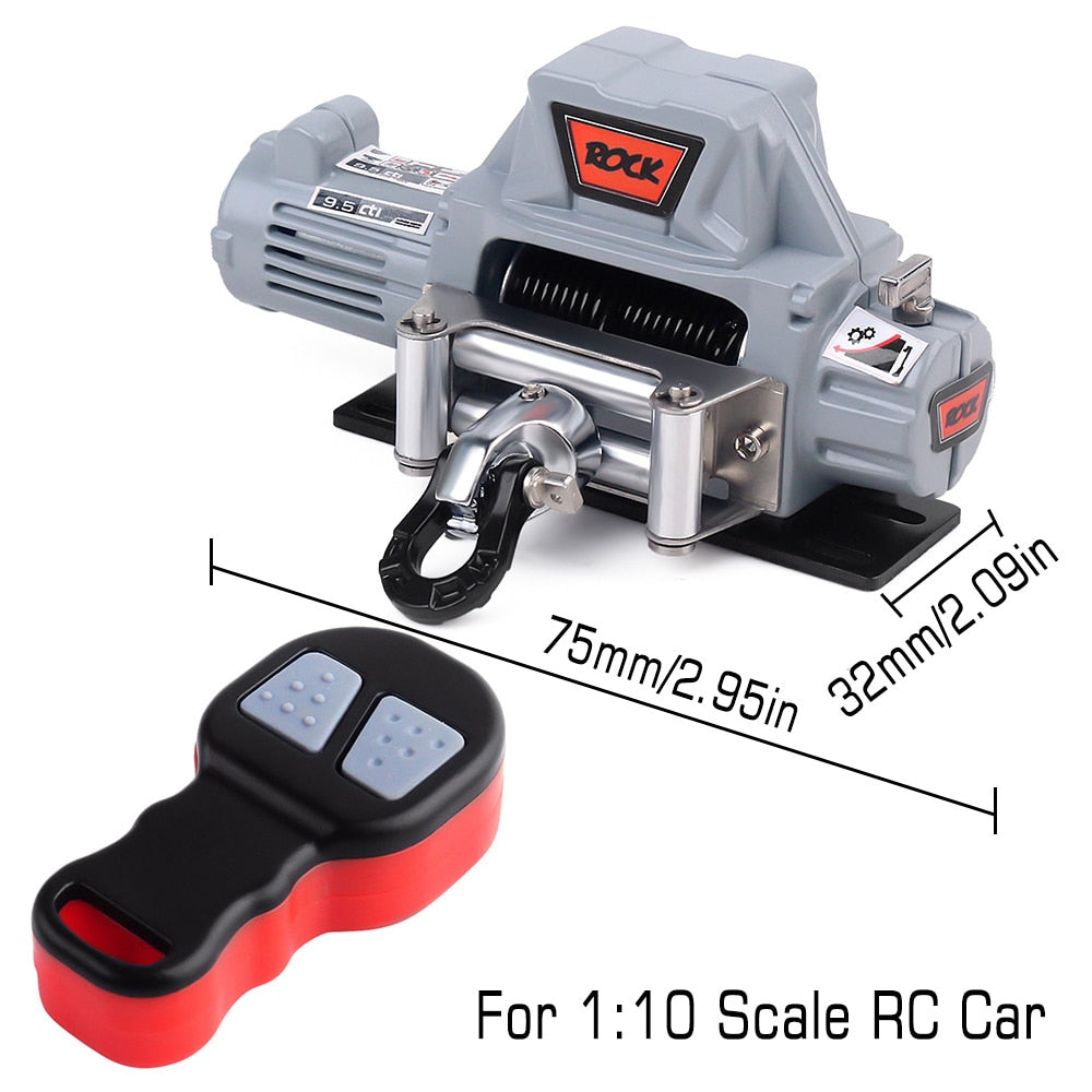 Wireless Remote Controller Metal Winch 1:10 RC Crawler Car - wonderfulandamazingstuff