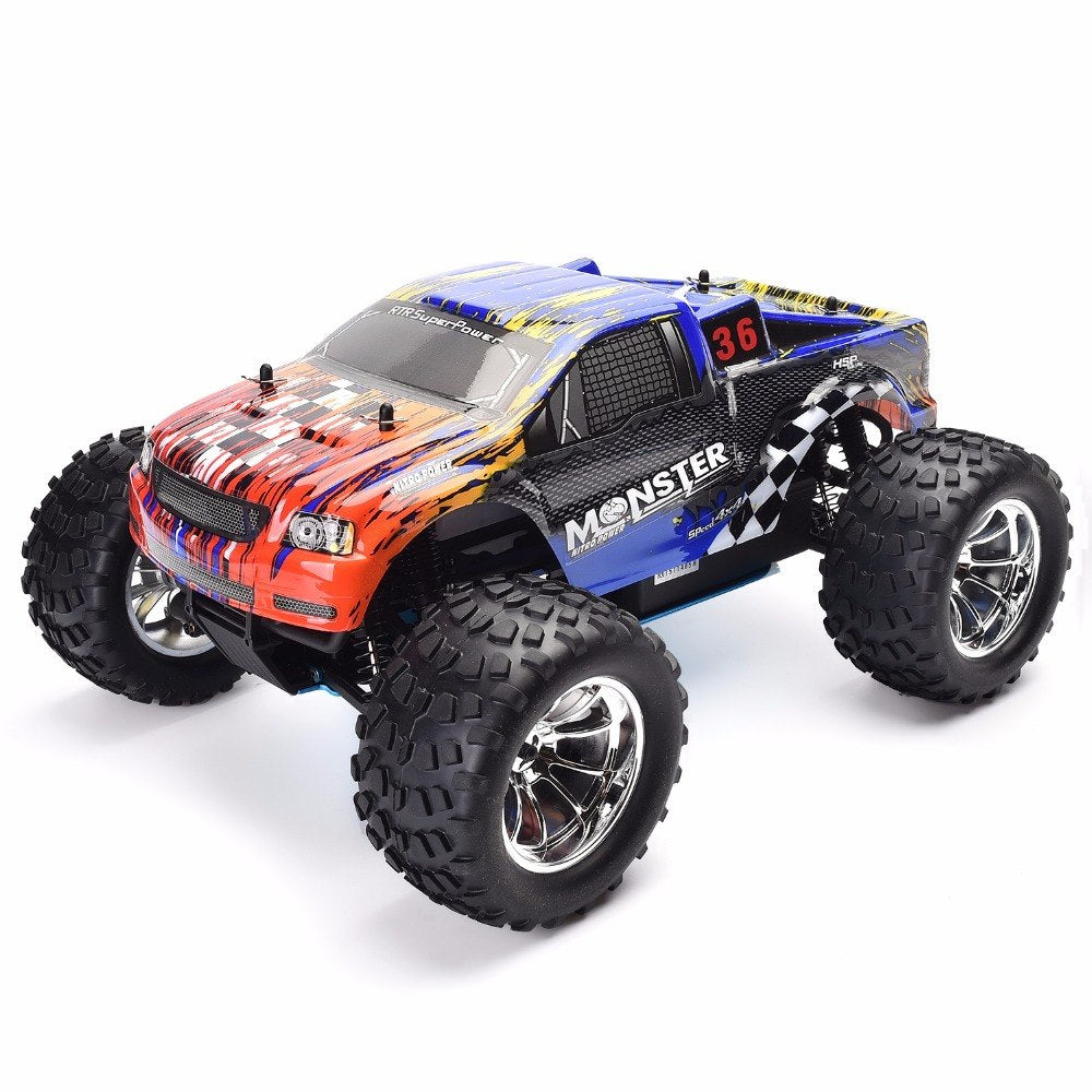 1:10 Scale 4wd Off Road Monster Truck Nitro Gas Powered - wonderfulandamazingstuff