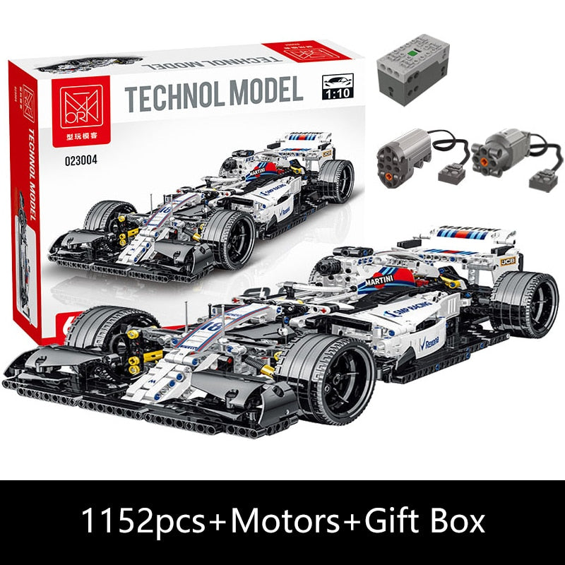 Remote Control Moter Power F1 Car Building Blocks Bricks - wonderfulandamazingstuff