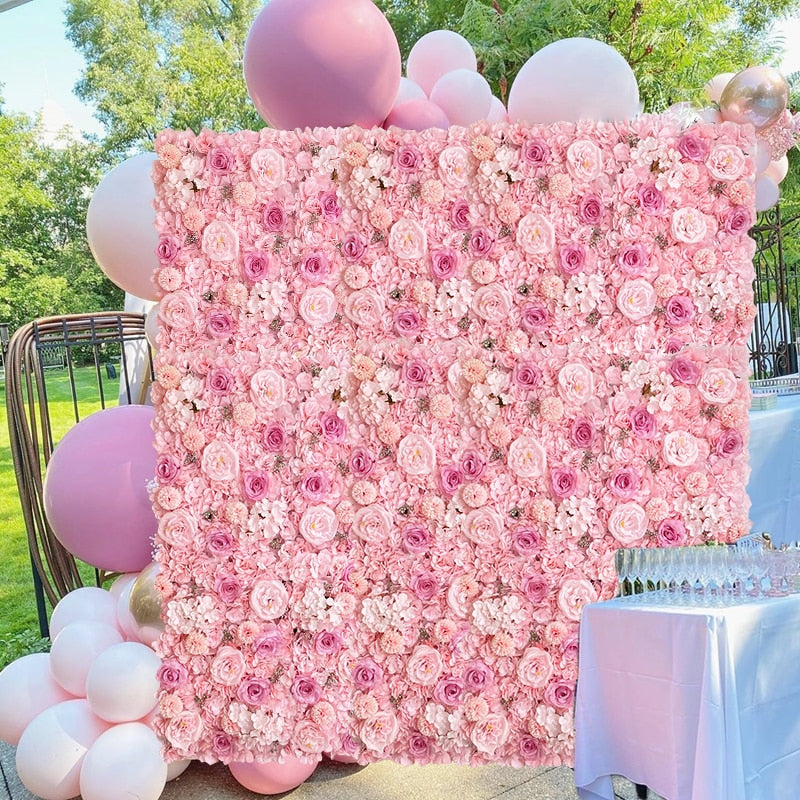 Silk Rose Flowers 3D Backdrop Wall - wonderfulandamazingstuff