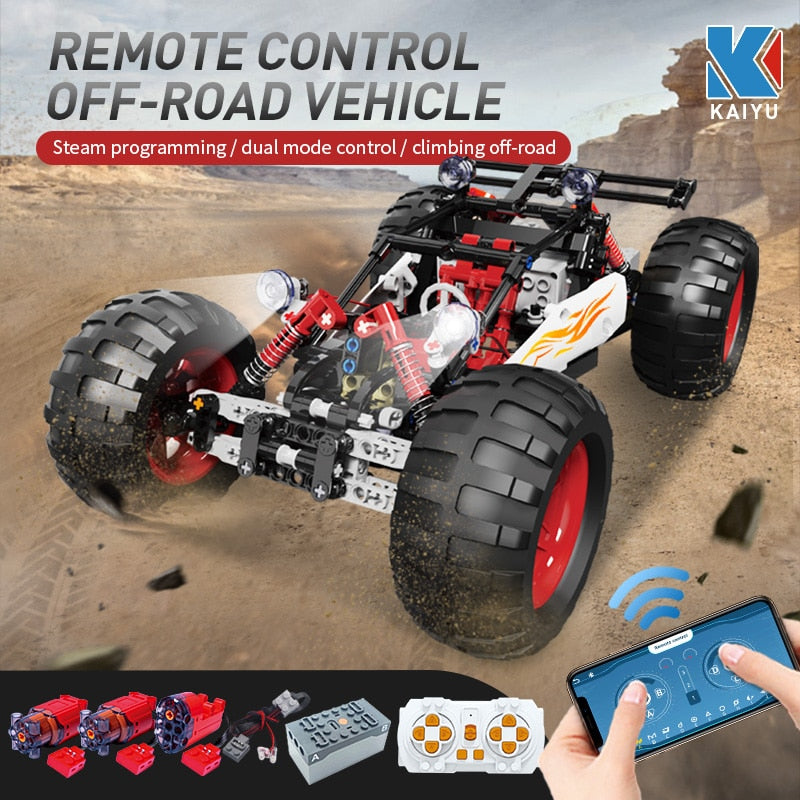 Remote Control Motor Power Building Blocks Bricks - wonderfulandamazingstuff