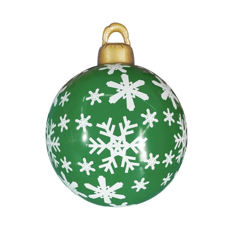 60CM Outdoor Christmas Inflatable Decorated Ball - wonderfulandamazingstuff