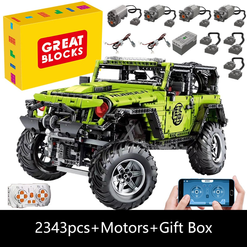 Remote Control Building Blocks Jeep Buggy - wonderfulandamazingstuff