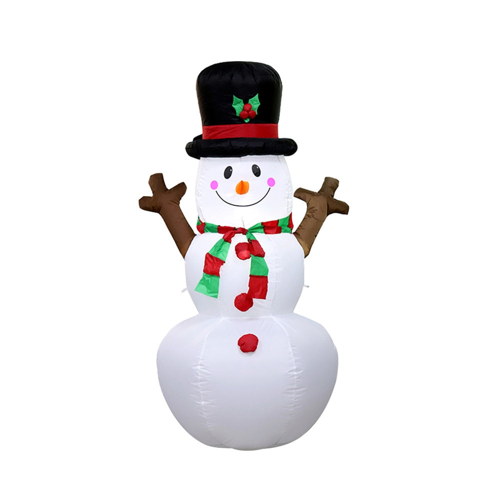 LED Christmas Inflatable Snowman & Santa Claus Decorations - wonderfulandamazingstuff