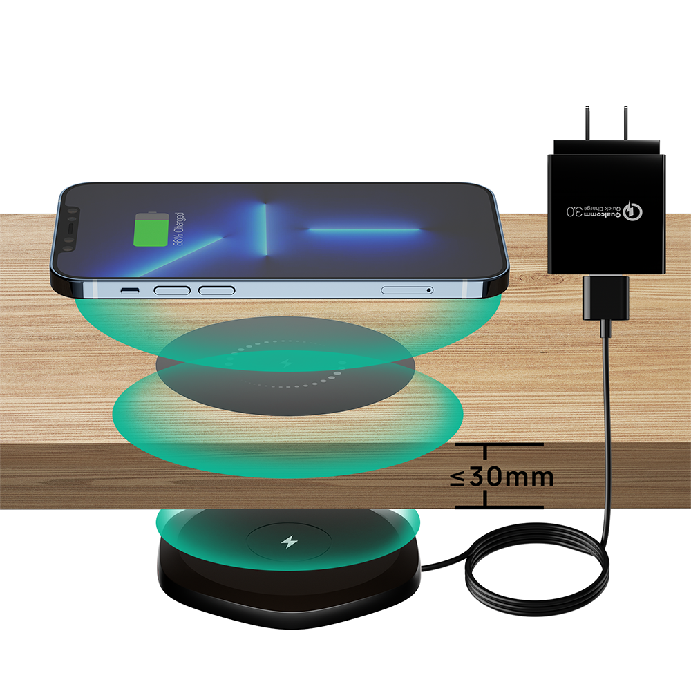 Invisible Wireless Under Table Charger-iPhone - wonderfulandamazingstuff