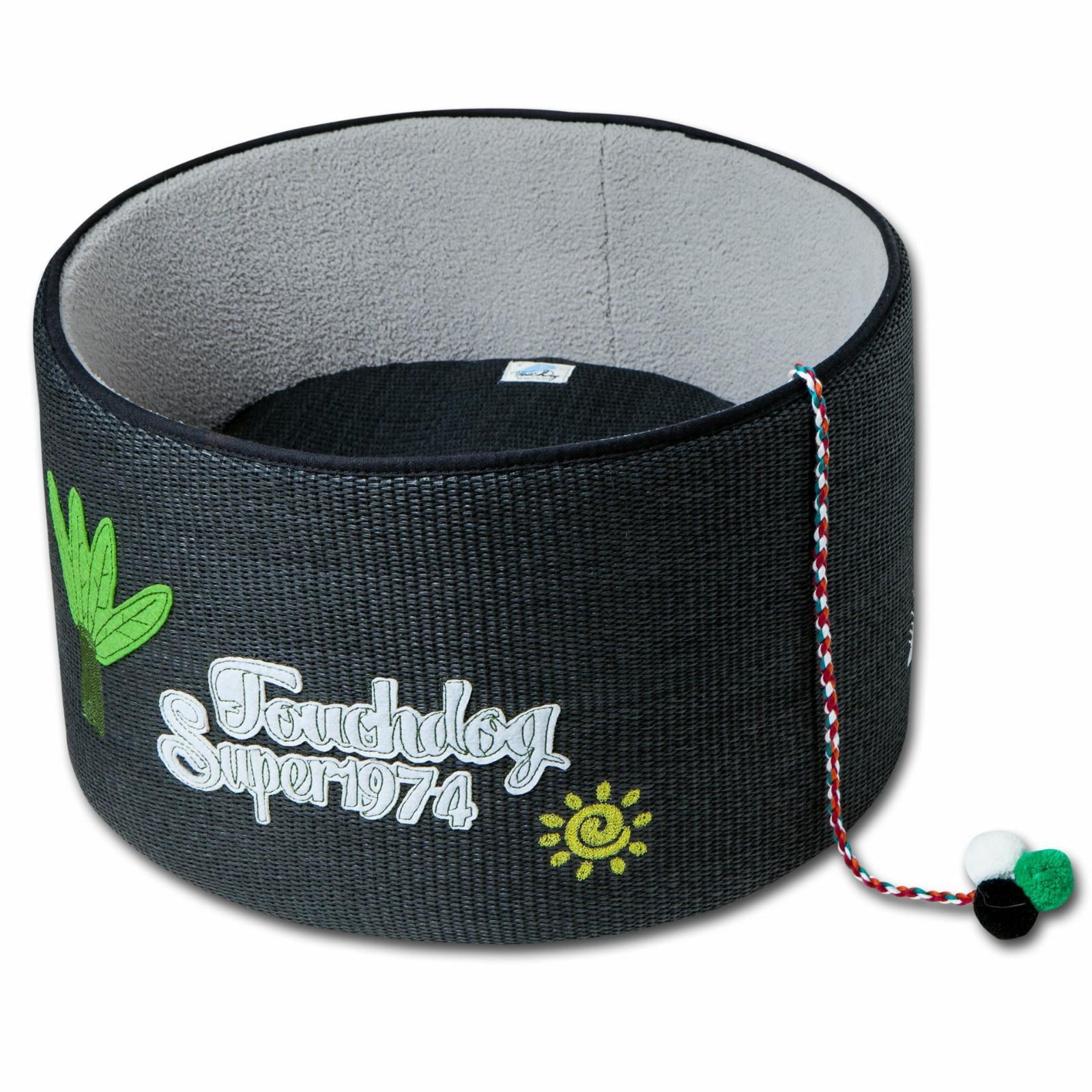 Rounded Scratching Cat Bed with Teaser Toy - wonderfulandamazingstuff