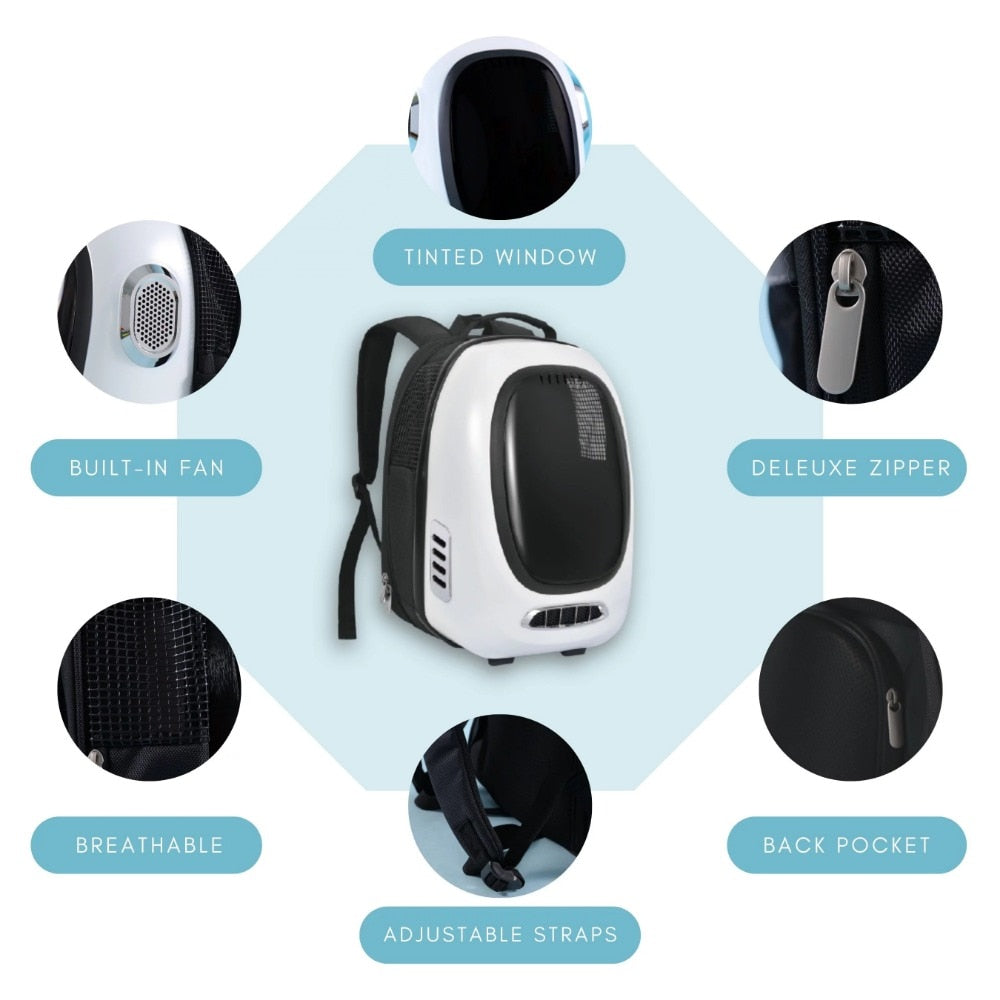 Smart Pet Carrier Backpack for Cats, Small Dogs and Puppies - wonderfulandamazingstuff