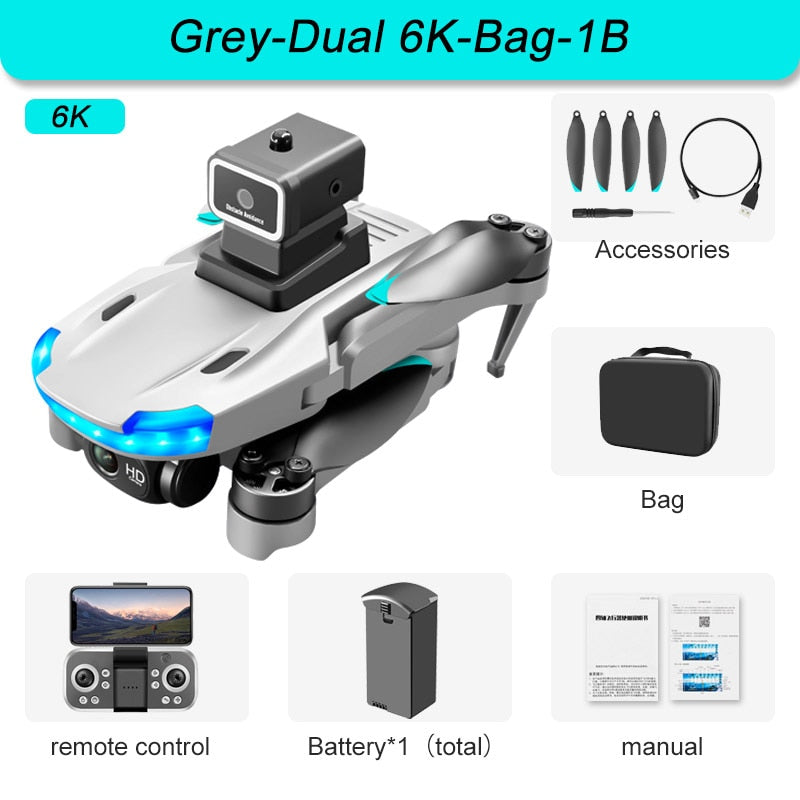 8K Professional Drone with Dual Camera 5G Wifi - wonderfulandamazingstuff