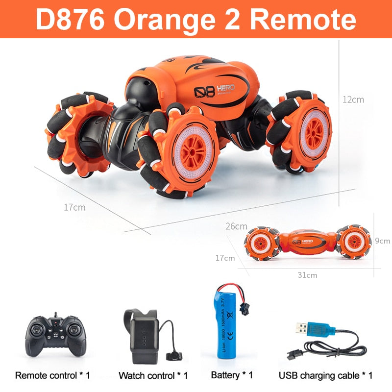 4WD RC Stunt Car with Gesture Contol - wonderfulandamazingstuff