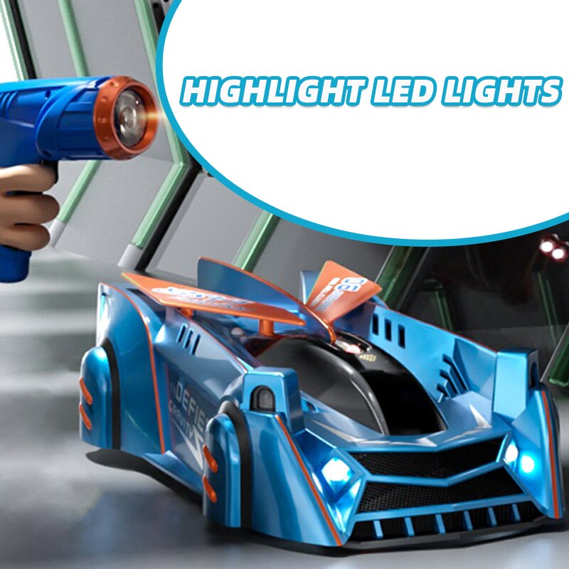 Infrared Ray Light Chasing Wall Climbing Stunt Car - wonderfulandamazingstuff