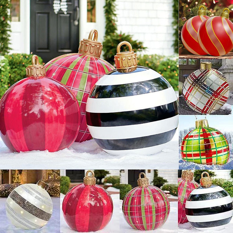 60cm Christmas Outdoor Indoor/Ball Ornaments - wonderfulandamazingstuff