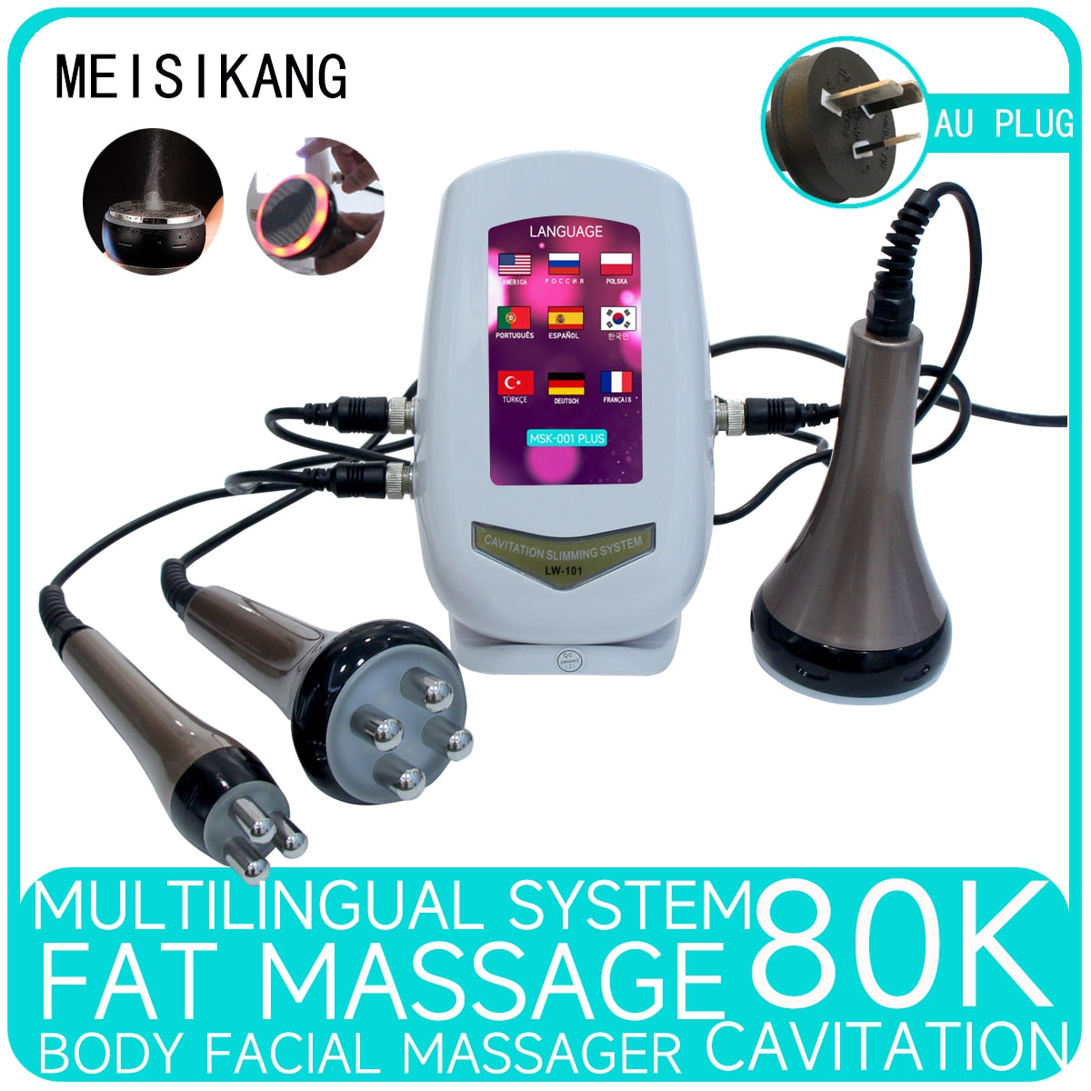 3 in 1 80K  Ultrasonic Cavitation Machine - wonderfulandamazingstuff