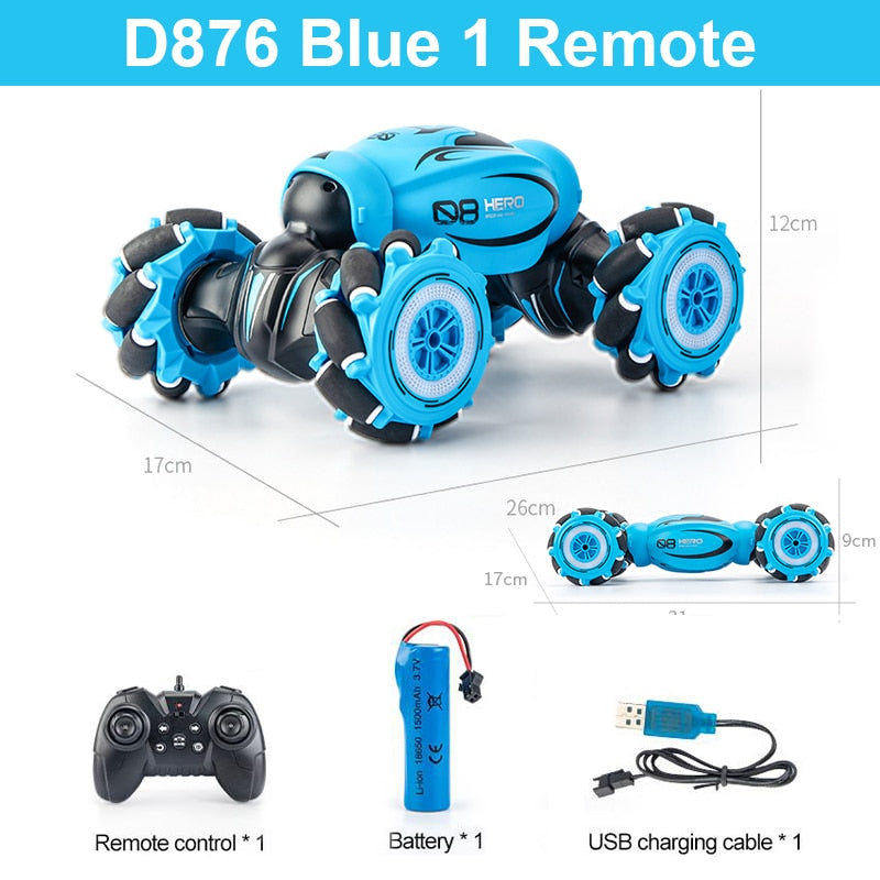 4WD RC Stunt Car with Gesture Contol - wonderfulandamazingstuff