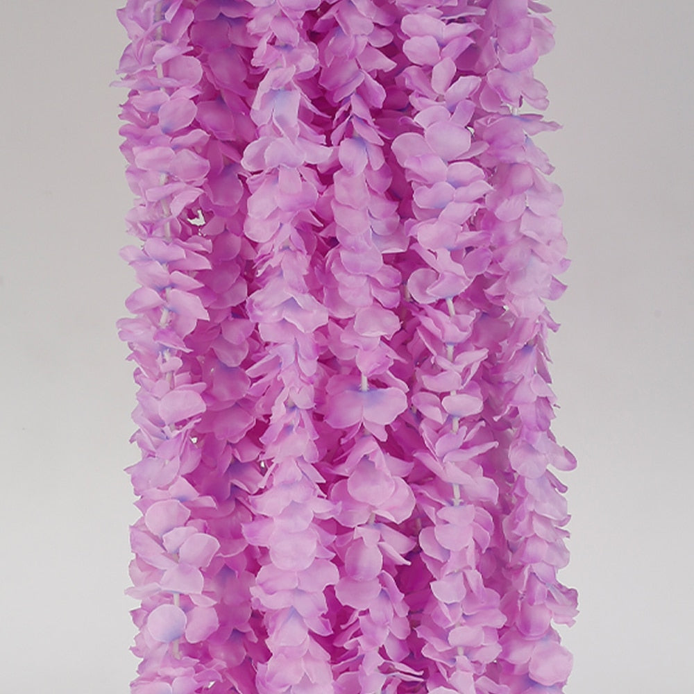 40/20Pcs Artificial Wisteria Silk Flowers Hanging Garland - wonderfulandamazingstuff