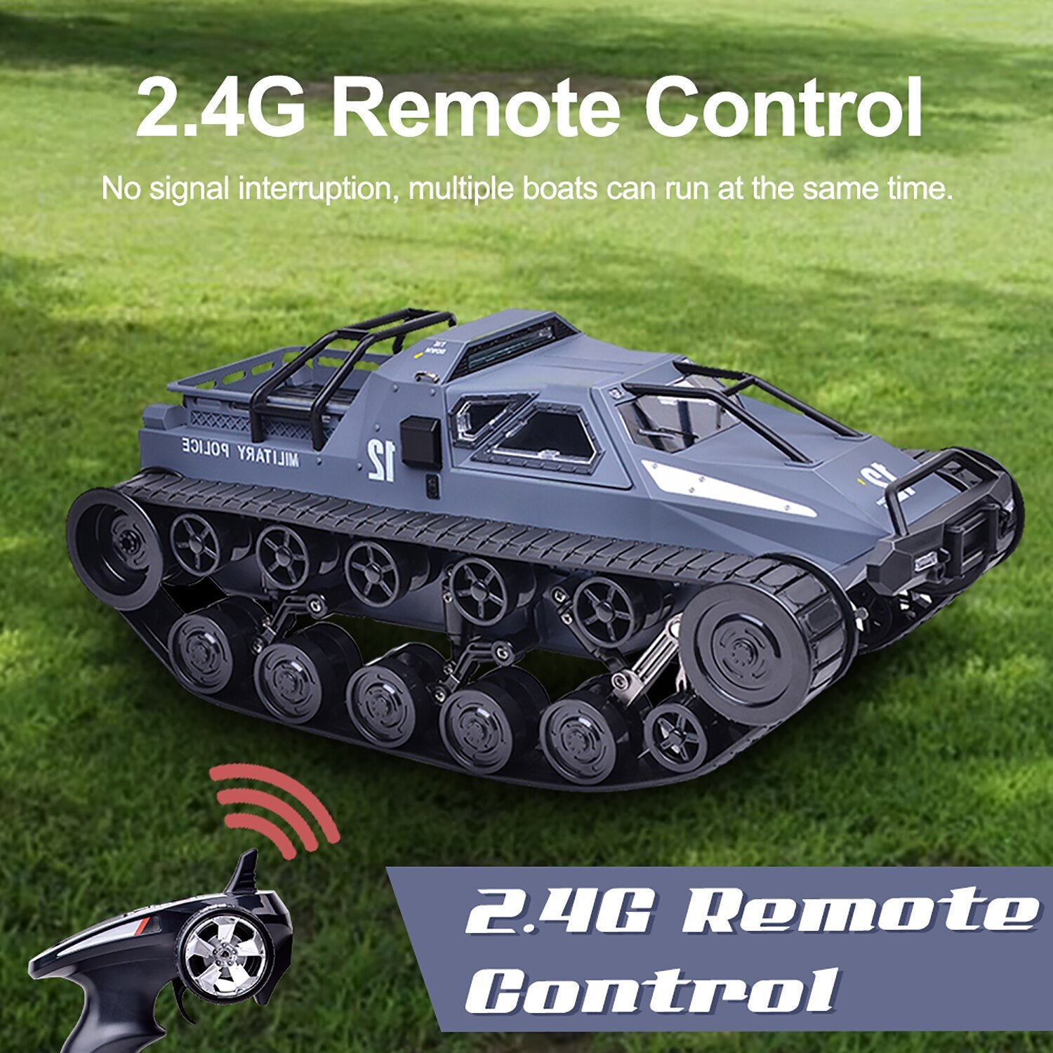 2.4Ghz All Terrain Remote Control Crawler Tank - wonderfulandamazingstuff