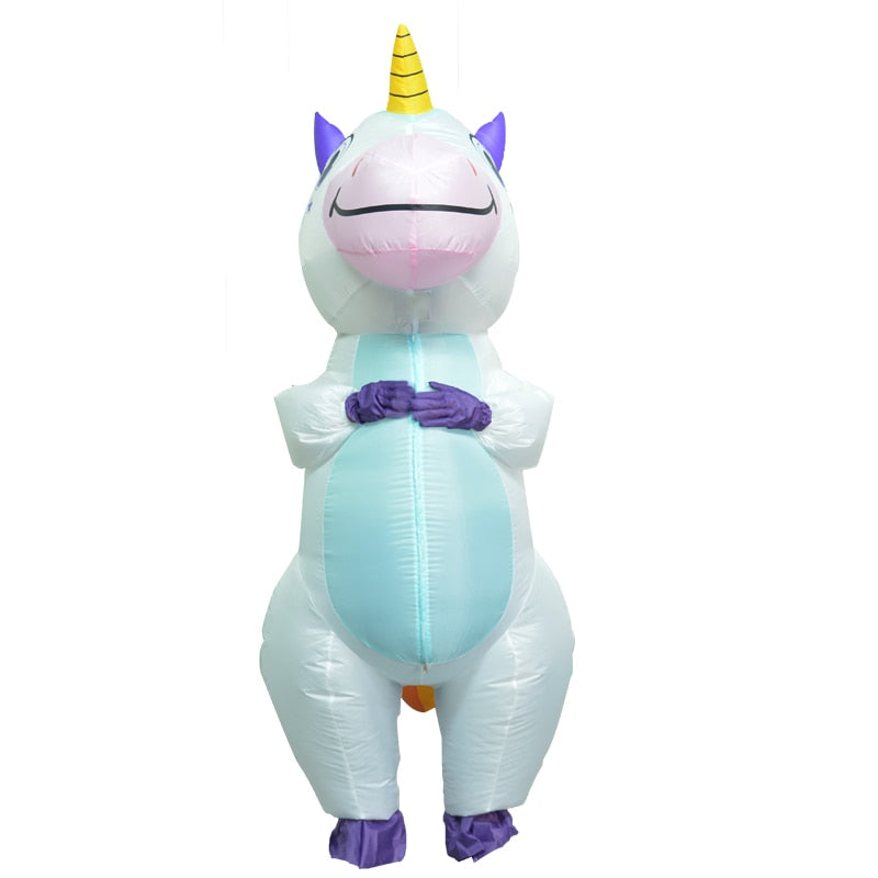 Inflatable Unicorn Costume Adult - wonderfulandamazingstuff