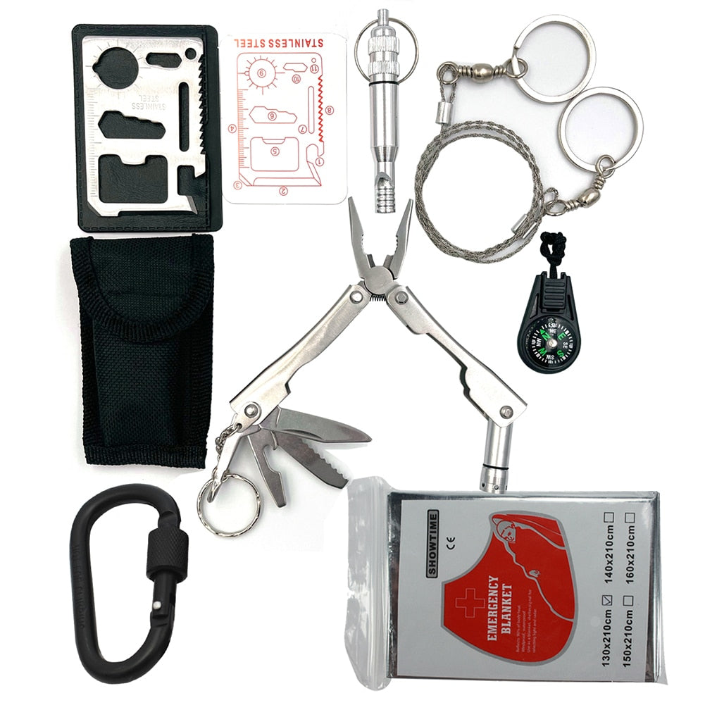 Outdoor SOS Emergency Multi-Tool Kit - wonderfulandamazingstuff