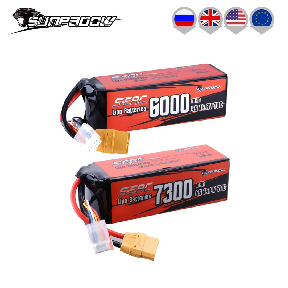 Lipo Battery 14.8V 6000mAh 7300mAh - wonderfulandamazingstuff