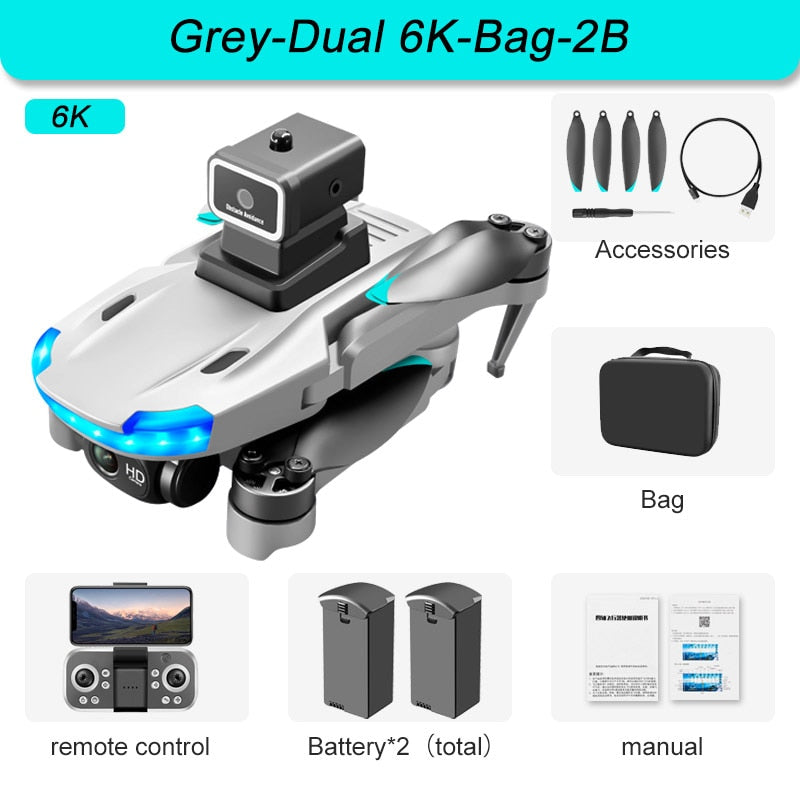 8K Professional Drone with Dual Camera 5G Wifi - wonderfulandamazingstuff